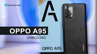 Oppo A95  Unboxing  Brandsynario [upl. by Neved223]