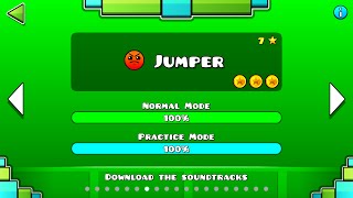 Geometry Dash  Jumper All Coins [upl. by Accissej591]