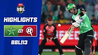 Melbourne Stars v Melbourne Renegades  BBL13 [upl. by Norri]