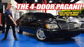 WHY THE W140 S600 WAS THE GREATEST S CLASS EVER MADE V12 PAGANI ZONDA MERCEDES [upl. by Aisinut887]