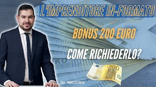 COME RICHIEDERE IL BONUS DA 200 EURO  AGGIORNAMENTO AUTODICHIARAZIONE [upl. by Libyc]