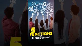 5 Functions of Management👩‍💼 magnetbrains ytshorts management [upl. by Gittle]