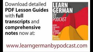 Learn German by Podcast Lesson 01 [upl. by Aydne]