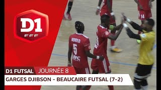 J8  Garges Djibson Futsal  Beaucaire Futsal SB 72 le résumé [upl. by Hairahcez]