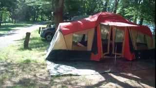 Ozark Trail 10Person 3Room XL Camping Tent 20 x 11 [upl. by Tierney624]