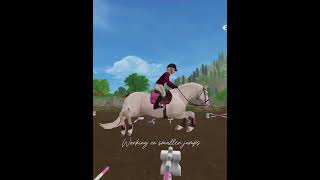 Teaching a famous dressage horse to jump  mini sso rrp [upl. by Eimorej]