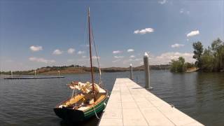 Classic DIY 15ft Lapstrake Sailboat  I made it myself REALLY [upl. by Bronwen]