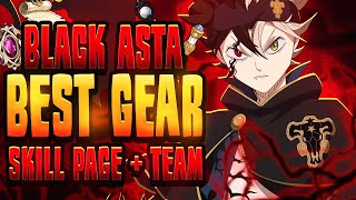 ULTIMATE HYBRID DPS UPDATED Black Asta Build amp Guide Gear Sets Teams Skill Pages amp More BCM [upl. by Esiahc628]