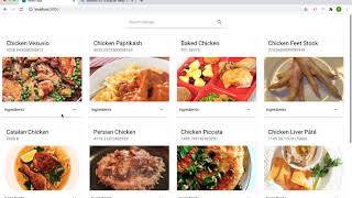 React Food Recipe App हिंदी में  Food Recipe API  React Hooks [upl. by Ateekram]