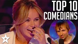 TOP 10 Funniest Comedians EVER on Britains Got Talent  Got Talent [upl. by Kenwee]