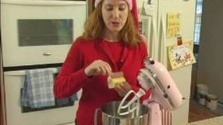 Yule Log Cookie Recipe  Creaming Butter for Yule Log Cookies [upl. by Nedia]