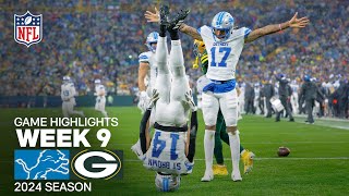 Detroit Lions vs Green Bay Packers  2024 Week 9 Game Highlights [upl. by Bezanson319]