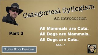 Categorical Syllogisms part 3 [upl. by Eicyal]