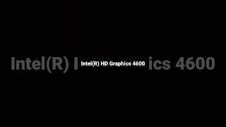 IntelR HD Graphics 4600 [upl. by Ainoet135]