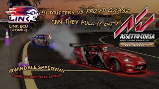 Can AI DRIFTERS Nail The FORMULA DRIFT Competition Layout  Assetto Corsa  IRWINDALE Speedway [upl. by Enitselec]