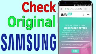 IMEI Check  How To Check Original DuplicateClone Samsung Android Phone  Helping Mind [upl. by Fallon59]