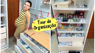 ORGANIZAÇÃO QUARTO DE BEBÊ  TOUR CÔMODA E GUARDA ROUPA  PALOMA SOARES [upl. by Kumagai122]