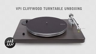 VPI Cliffwood Turntable Unboxing [upl. by Gratiana]