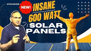 Insane NEW 600 watt Solar Panels [upl. by Leiba]