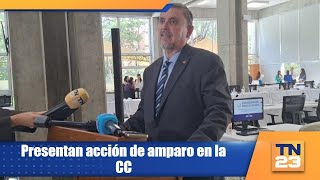 Presentan acción de amparo en la CC [upl. by Arorua]