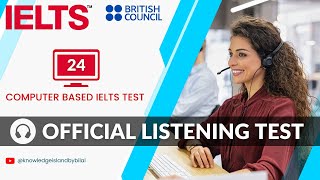 Computer Based IELTS Listening Test  18072024  British Council IELTS on Computer [upl. by Petulah363]