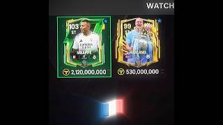 Mbappé x Haaland☠️ eafc25 fifa eafc24 eafcmobile fifamobile fifa shorts [upl. by Baum]