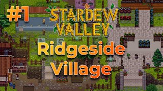 Yeni Köyümüze hoşgeldiniz  Stardew Valley Ridgeside Village 1 Bölüm [upl. by Raseta]