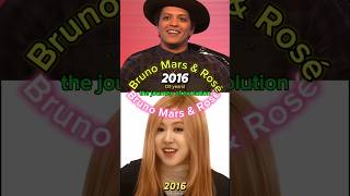 Bruno Mars amp Rosé the journey of evolution • APT rose song kpop lyrics blackpink brunomars [upl. by Mcclure211]