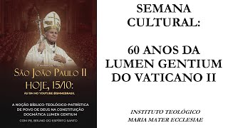 A noção bíblicoteológica de quotPovo de Deusquot na constituição dogmática Lumen Gentium do Vaticano II [upl. by Pendleton870]