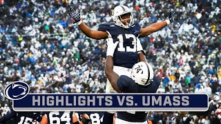 UMass at Penn State  Highlights  Big Ten Football  Oct 14 2023 [upl. by Adlee467]