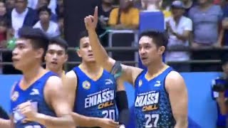 Batangas City Embassy Chill vs Gensan Warriors CLOSE ENDING Final 135  MPBL SOUTH SEMIS [upl. by Ahsirt703]