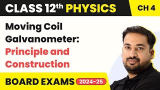 Moving Coil Galvanometer Principle and Construction  Class 12 Physics Chapter 4 202324 [upl. by God]