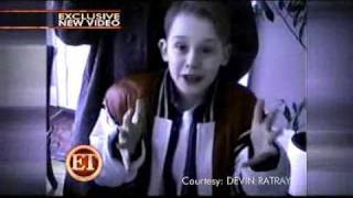 ET Exclusive Michael Jackson amp Macaulay Culkin On The Home Alone 2 Set [upl. by Dniren]