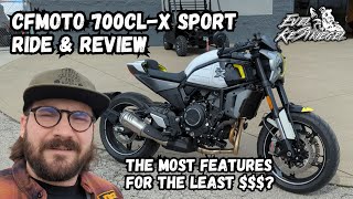 CFMoto 700CLX Sport Ride amp Review [upl. by Aceissej282]