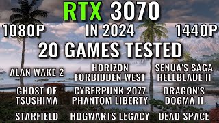 RTX 3070 in 2024  20 Games Tested  1440p 1080p [upl. by Siana]