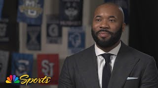 Villanovas Kyle Neptune talks Nova Knicks relationship with Jay Wright  Big East on NBC Sports [upl. by Simonne]