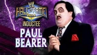 Paul Bearer Joins The 2014 WWE Hall Of Fame Class [upl. by Arleen]