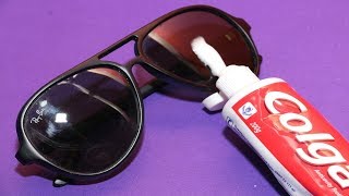 HOW TO REMOVE SCRATCHES On Your SUNGLASSES [upl. by Amadeus]