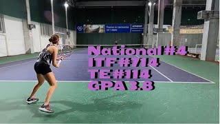 College Tennis Recruiting Video Fall 2021  Mariia Nikitash [upl. by Sandye505]