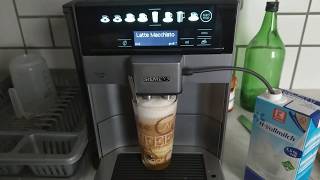 Siemens EQ 6 Plus S100 test  Latte Macchiato Honig Zimt  Siemens EQ 6 Plus Test [upl. by Aisatsanna]