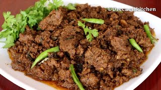 Kuchla Hua Gosht  Hyderabadi Kuchla Hua Gosht Recipe By Deccanis Kitchen [upl. by Cone544]