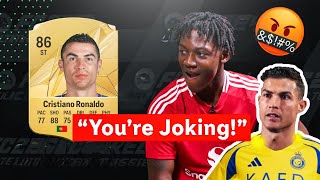 Footballers React To Their FIFA 25 Ratings  Haaland Mbappe amp More [upl. by Adniralc866]