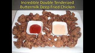 So Tender NO Teeth Needed Incredible Double Tenderized Buttermilk Deep Fried Chicken Gizzards Recipe [upl. by Anertal]