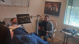 Israeli Star akivaofficial Sings Shine A Little Light For Yitzi Horowitz The Rabbi with ALS [upl. by Conah189]