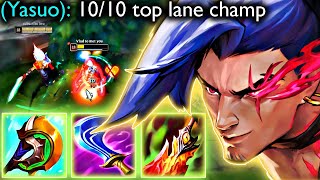 YASUO TOP IS 1010 [upl. by Nnairol]