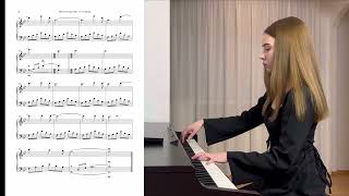 Minimal Piano No 11 At Down  Raphaël Novarina Performed by Maryna Buksha [upl. by Aivad753]