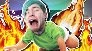 BABY CAUGHT ON FIRE  Roblox [upl. by Carrew]