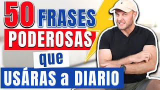 FLUIDEZ INSTANTÁNEA en 30 Minutos⏰ 50 FRASES CORTAS PERO PODEROSAS para Hablar Fácil  Educa tu Oído [upl. by Coveney643]