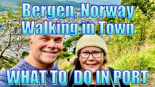 Bergen Norway  Walking in Town  What to Do on Your Day in Port [upl. by Handler477]