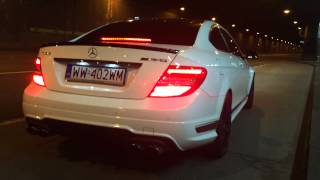 Mercedes C63 AMG Edition 507 tunnel run by gcos [upl. by Atidnan]